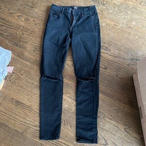 BDG skinny jeans with rips in the knees